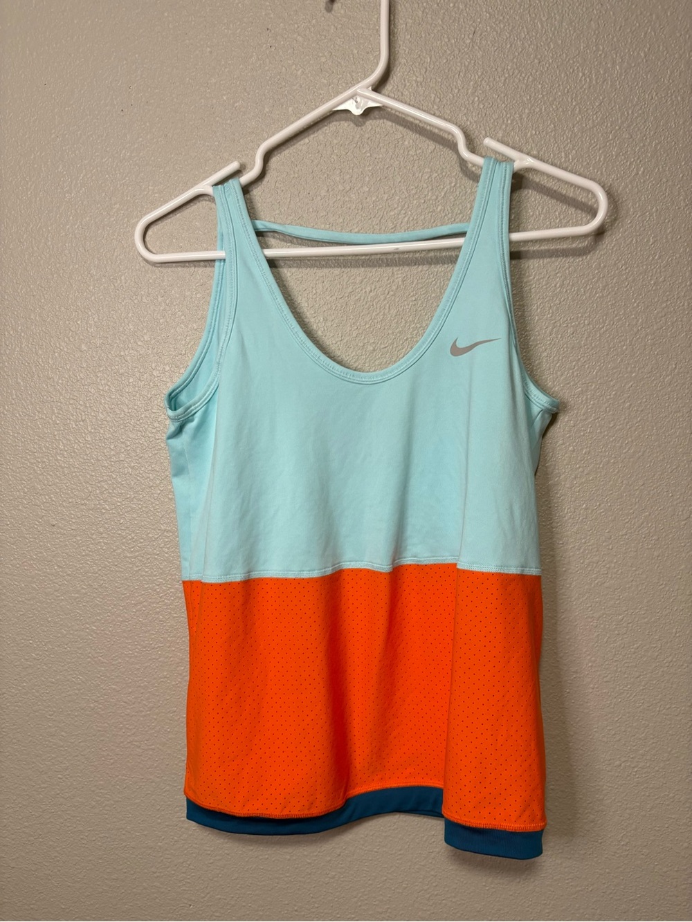 Nike Dri-FIT Novelty Colorblock Tennis Running Tank Top Size Medium